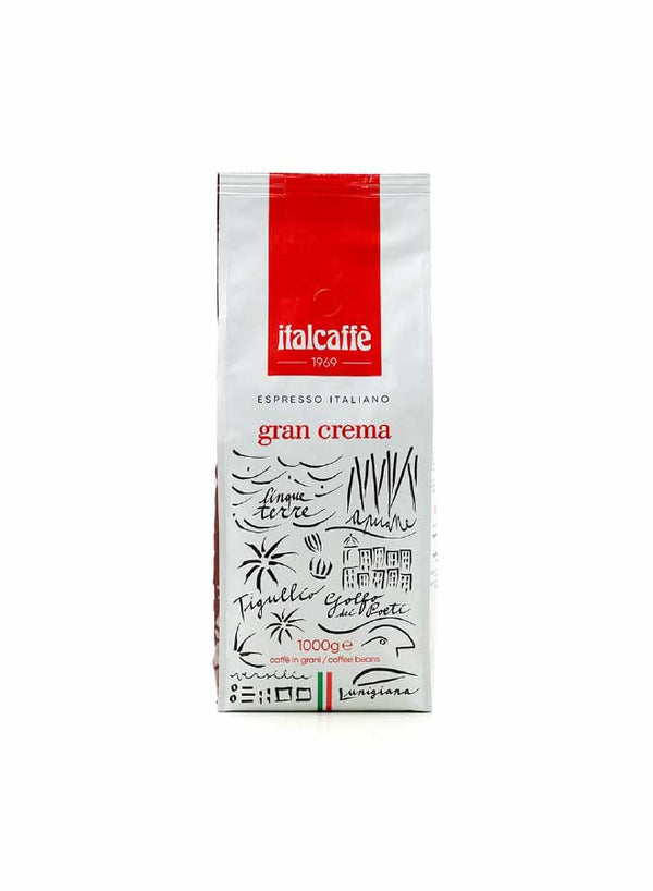 Italcaffe Coffee Beans Espresso Italiano Gran Crema 1kg