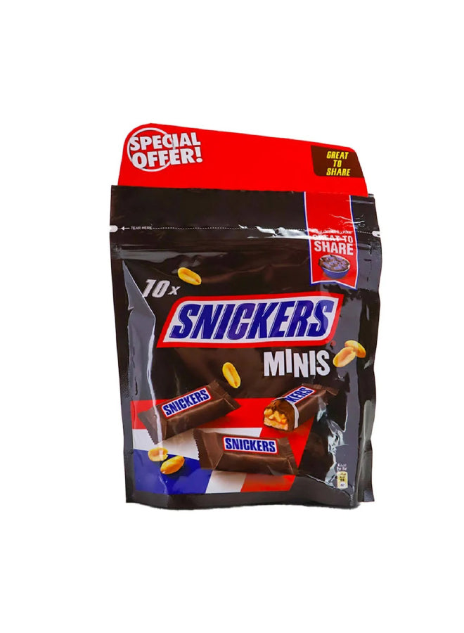 Original Snicker Mini Snickers minis Pack of 10