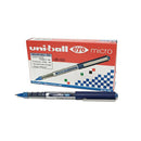 uni-ball 153486287 UB-150 Eye Micro Rollerball Pens, Blue Uni Super Ink.5mm Nib, Package of 6