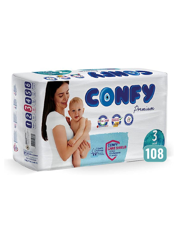 Baby Diaper Confy Premium Size 3