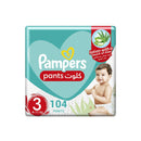 Pampers Pants  Size 3 Baby-Dry with Aloe Vera Lotion, Stretchy Sides, and Leakage Protection, , 6-11 kg - Neocart General Trading LLC