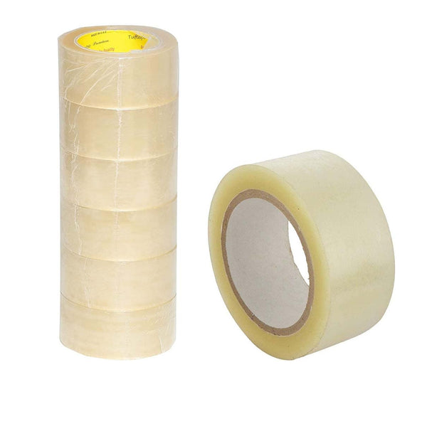 Packing  Clear Tape - 2 inch- 100Yards pack of 6. - Neocart General Trading LLC