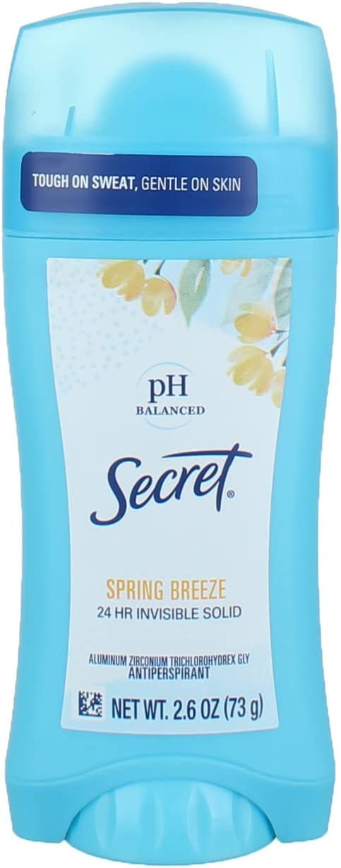 Secret Anti Perspirant Deodorant Invisible Solid Spring Breeze Pack of 7 Multi - Neocart General Trading LLC
