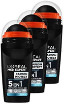 Men Expert L'Oreal Carbon Protect Ice Fresh - Men's Anti-Smudge Deodorant - 50 ml - Neocart General Trading LLC