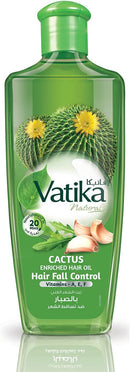 Vatika Naturals Cactus Enriched Hair Oil For Anti-Breakage - 300 ml - Neocart General Trading LLC