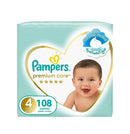 Pampers Premium Care Diapers, Size 4, 9-14 kg - Neocart General Trading LLC