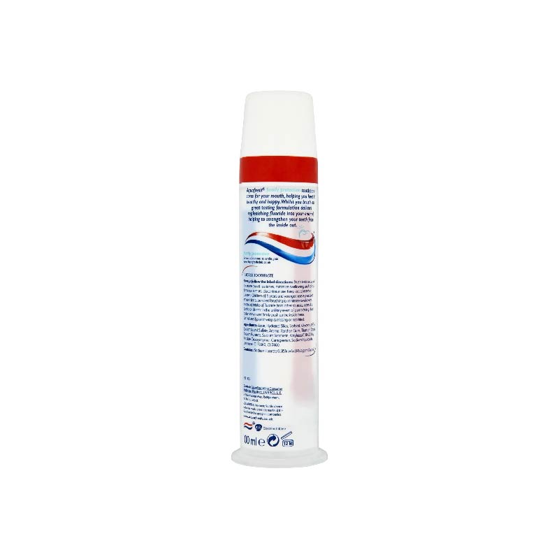 Aquafresh Toothpaste Family Protection Fresh & Minty Pump 100 ml - Neocart General Trading LLC