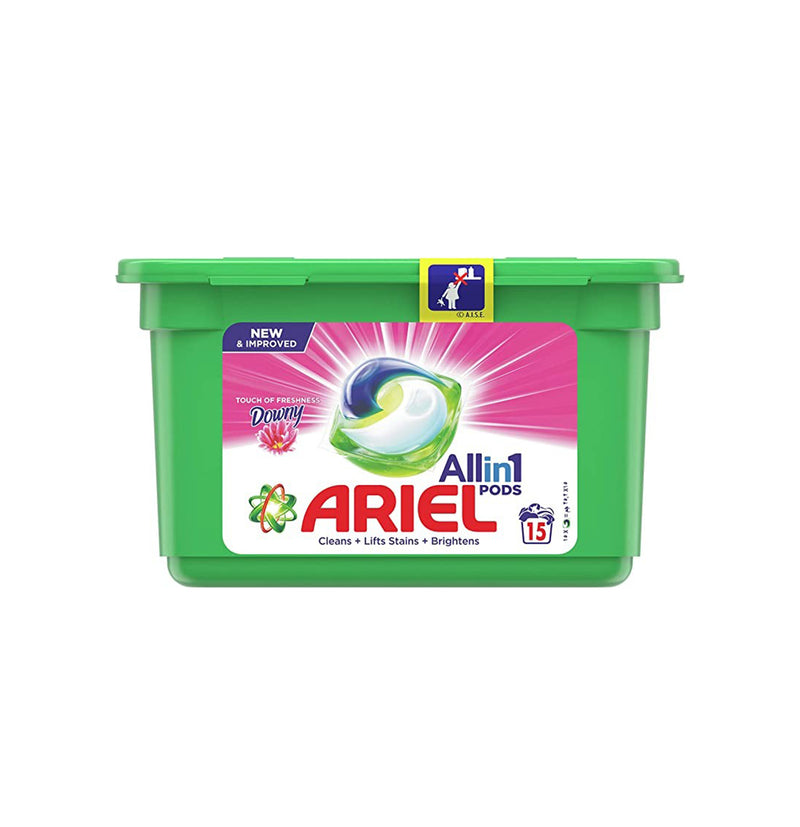 Ariel Automatic All in 1 PODS Laundry Detergent Touch of Freshness Downy, 15 /30 Count
