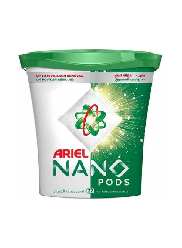 Ariel nano pods original scent 22 sachets - Neocart General Trading LLC