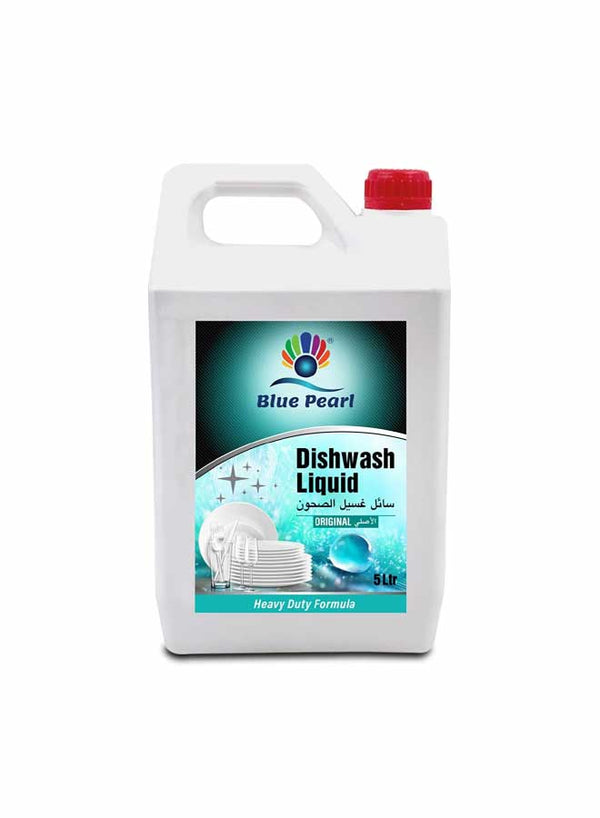 Blue Pearl Dish Wash Liquid Refill Original Formula For Dishwashing | Premium Quality 5 Liter