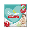 Pampers Pants  Size 3 Baby-Dry with Aloe Vera Lotion, Stretchy Sides, and Leakage Protection, , 6-11 kg - Neocart General Trading LLC