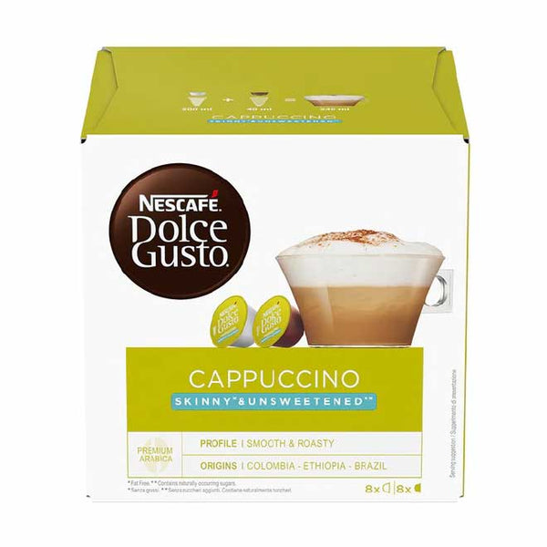 Nescafe Dolce Gusto Pods, Skinny Cappuccino, 16 capsules, Pack of 3