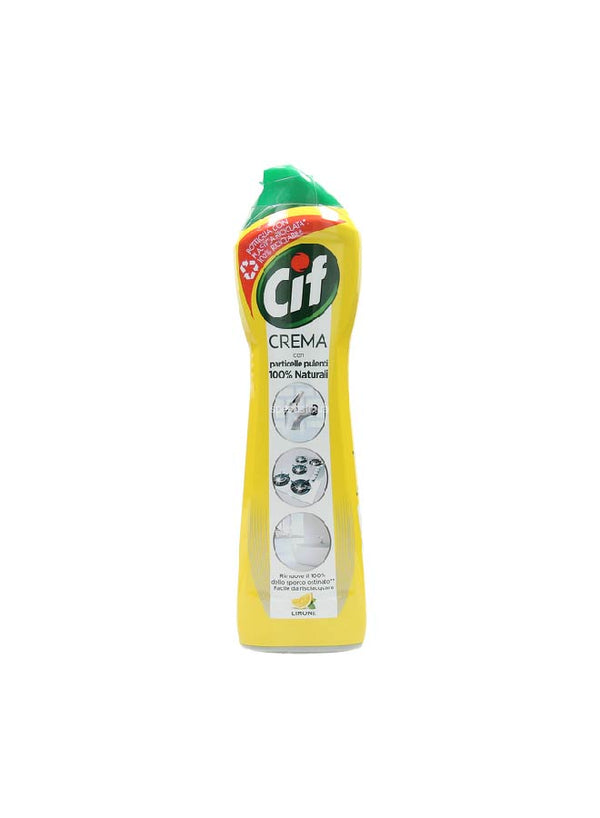 Cif Cleanboost.Cream with Lemon Scent, 500ml, Packaging May Vary