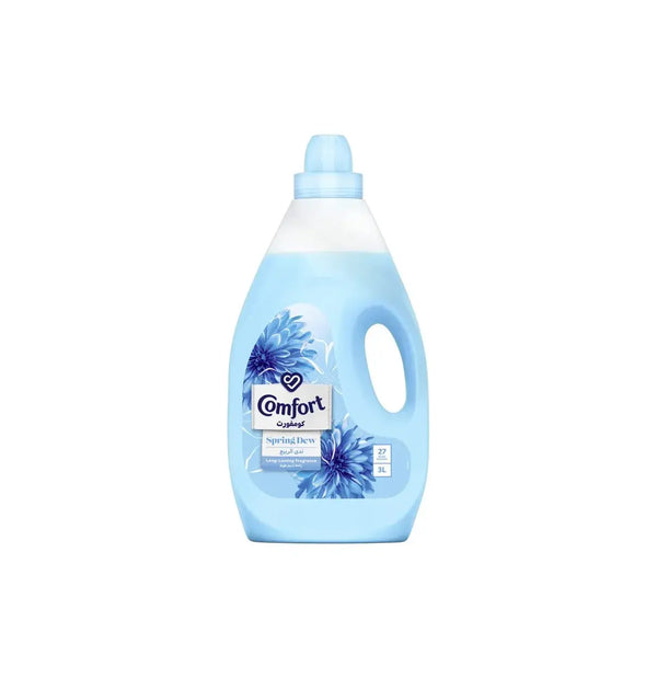 Comfort Ultra Soft Fabric Softener, Spring Dew Scent, Gives You Long-Lasting Fragrance, 3 Liter Capacity - Neocart General Trading LLC