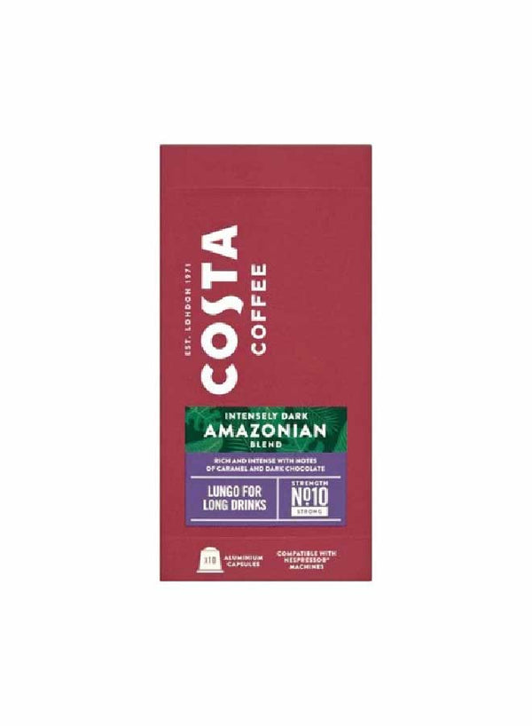 Costa Intensely Dark Amazonian Blend Nespresso Compatible Capsules