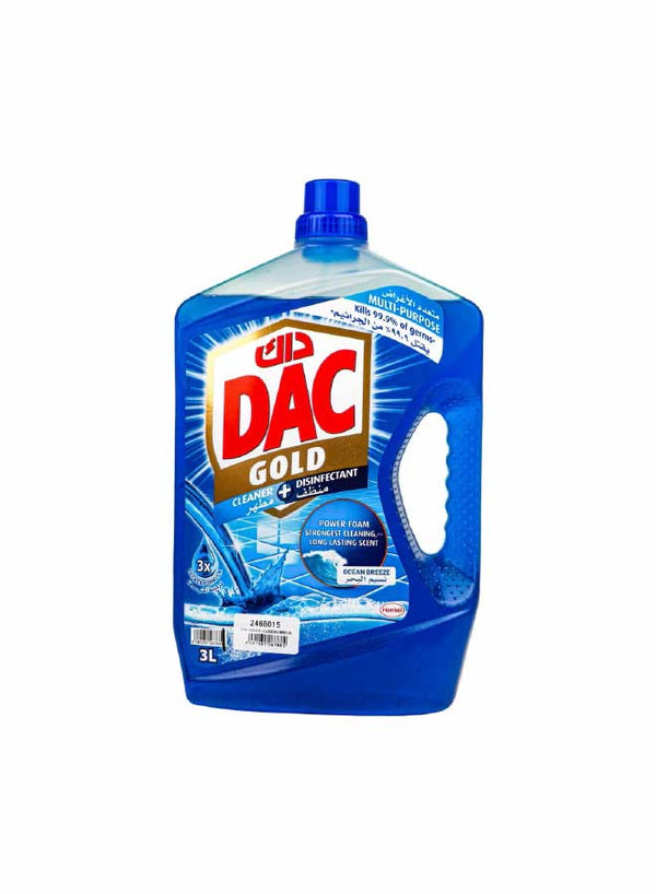 Dac Gold Disinfectant Multi-Purpose Cleaner - Ocean Breeze 3 Litres