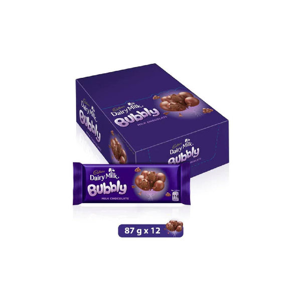 Cadbury Dairy Milk Bubbly 87g Pack of 12 - Neocart General Trading LLC