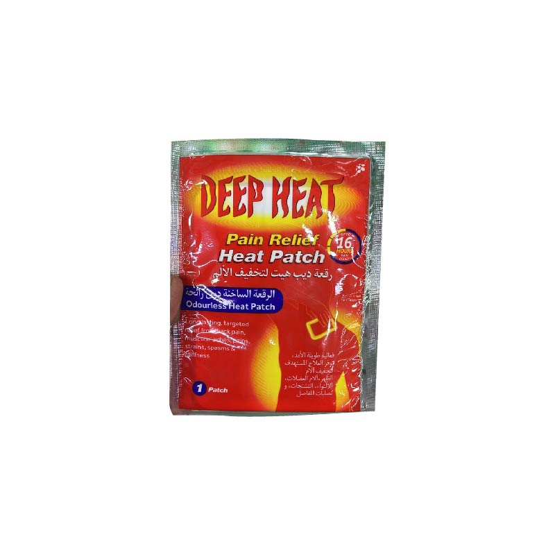 Deep Heat Pain Relief  Heat Patch 1 x 12’s - Neocart General Trading LLC