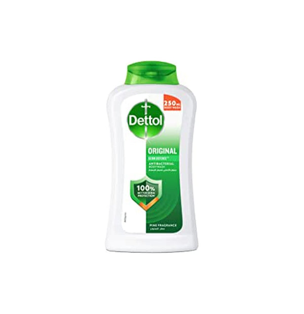 Dettol Original Shower gel and Body wash For Effective Germ Protection & Personal Hygiene (Protects Against 100 Illness Causing Germs), Pine Fragrance 250Ml - Neocart General Trading LLC