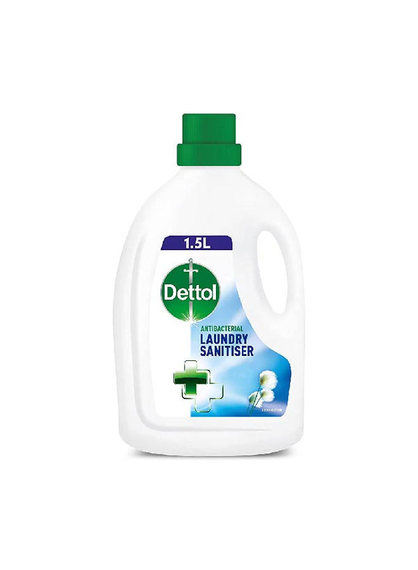Dettol Antibacterial Laundry Cleanser, Fresh Cotton, 1.5 Litre - Neocart General Trading LLC