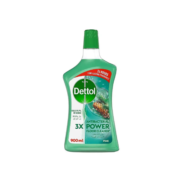 Dettol Pine Antibacterial Power Floor Cleaner 900 ML x 2 - Neocart General Trading LLC