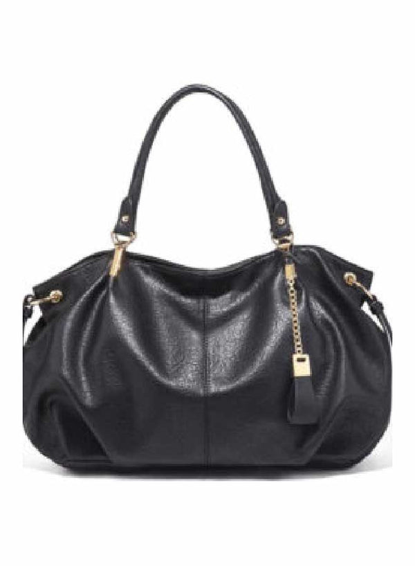 classic design pu leather ladies hand bags shoulder handbags for women