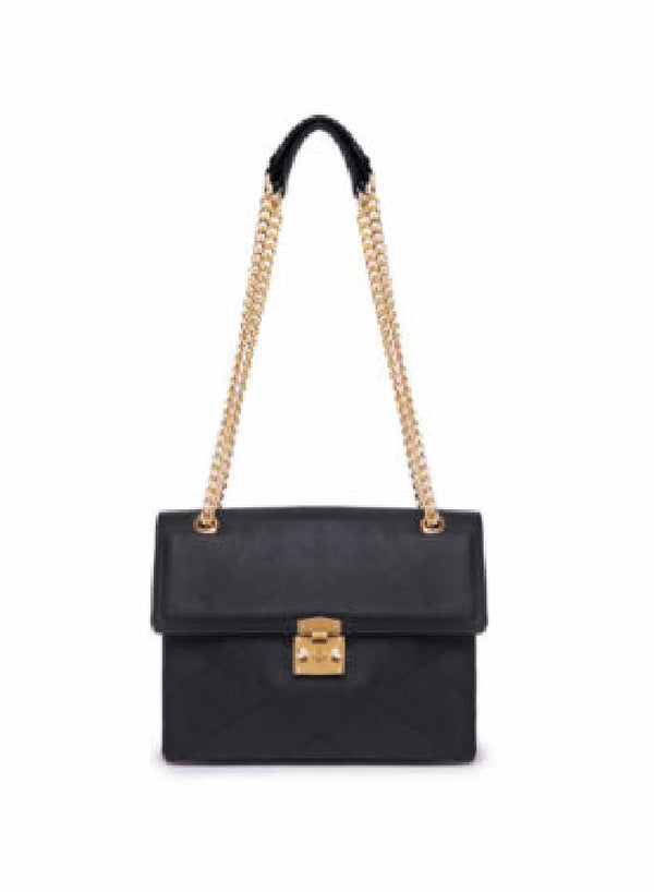 High quality Black pu leather mini shoulder bag women small handbag