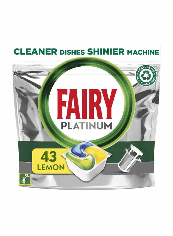 FAIRY Platinum all in one Powerfull Dishwasher Tabs 43