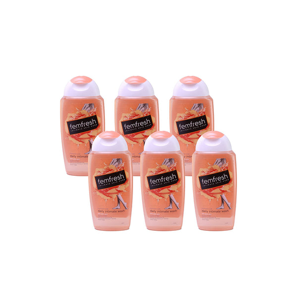 Femfresh Intimate Hygiene Daily Intimate Wash 250Ml (Pack of 6) - Neocart General Trading LLC