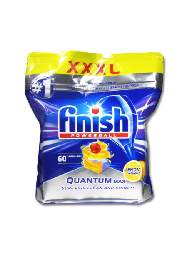 Finish Dishwashing Quantum Powerball Lemon 60 Capsule - Neocart General Trading LLC