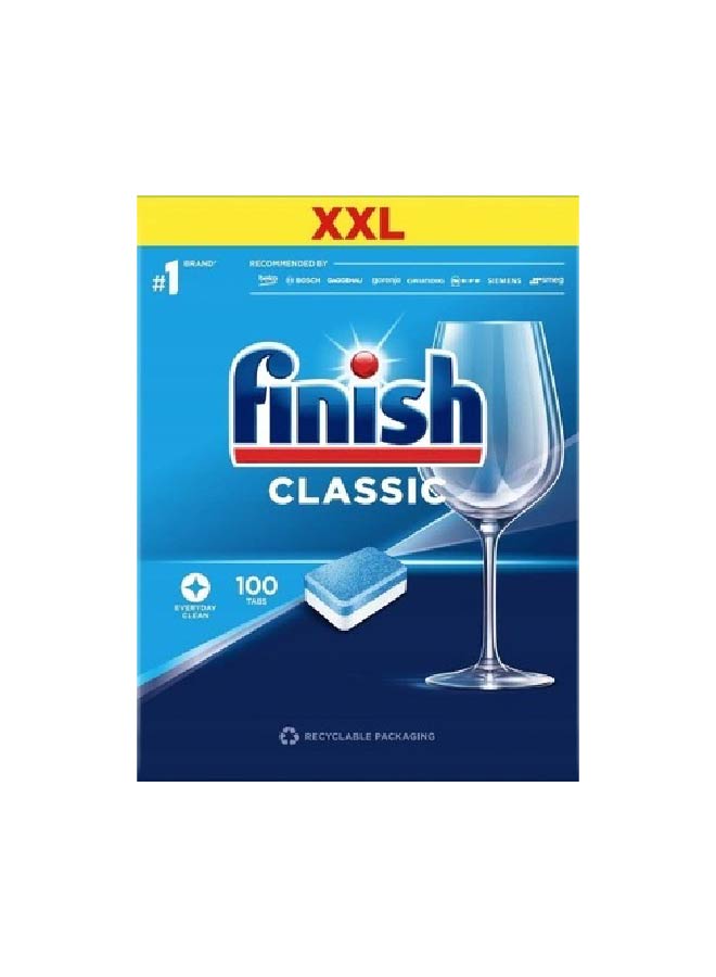 Finish classic Dishwasher Tab 100 XXL pack - Neocart General Trading LLC