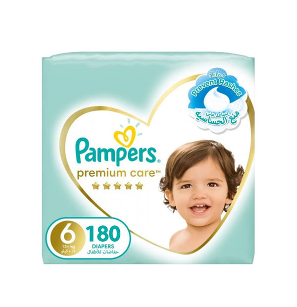 Pampers Premium Care Diapers, Size 6, 13+ kg - Neocart General Trading LLC