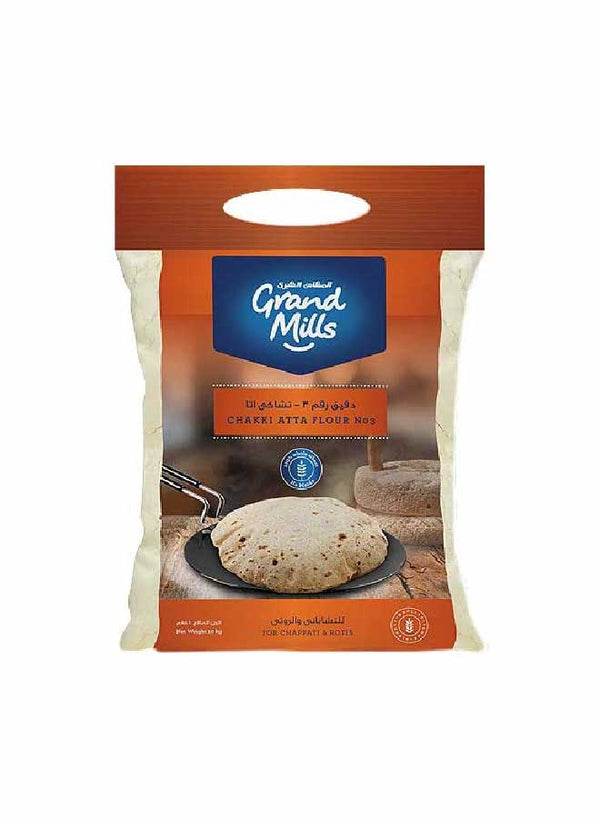 Grand Mills Chakki Atta Whole Wheat Flour 10 Kg