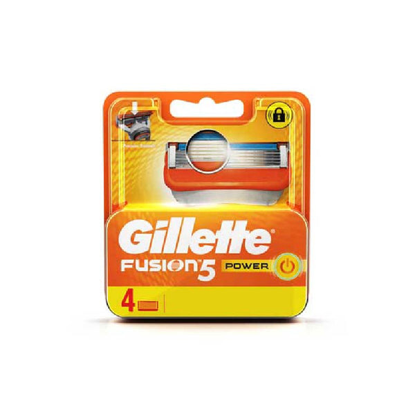 Gillette Fusion Power Men Razor Blade Refills, 4 Count - Neocart General Trading LLC