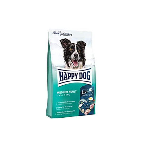 Happy Dog Fit & Vital Medium Adult Weight 12Kg, Multicolor - Neocart General Trading LLC