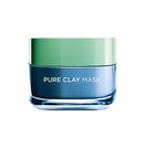 L'Oréal Paris Pure Clay Blue Face Mask With Marine Algae, Clears Blackheads And Shrinks Pores, 50 Ml - Neocart General Trading LLC