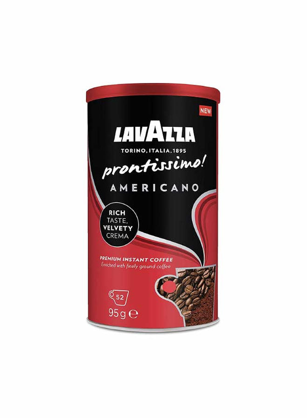 Lavazza Prontissimo Americano Premium Instant Coffee Tin, 95g