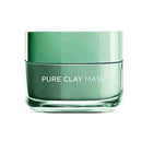 L'Oreal Paris Pure Clay Green Face Mask With Eucalyptus, Purifies And Mattifies, 50 ML - Neocart General Trading LLC