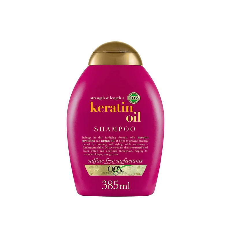 OGX Anti-Breakage Formula + Keratin Oil Shampoo, 385 ml - Neocart General Trading LLC