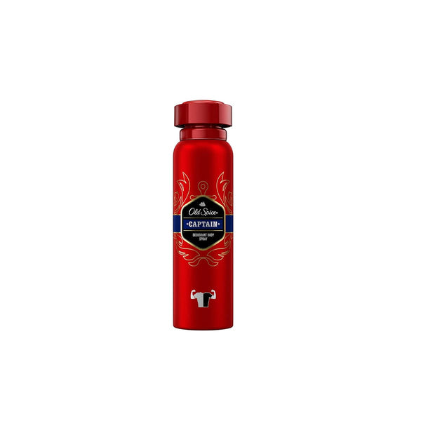 Old Spice Captain Deodorant Body Spray For Men, 150 ml - Neocart General Trading LLC