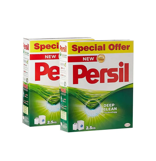 Persil Laundry Detergent Powder, Pack Of 2 X 2.5 Kilograms - Neocart General Trading LLC