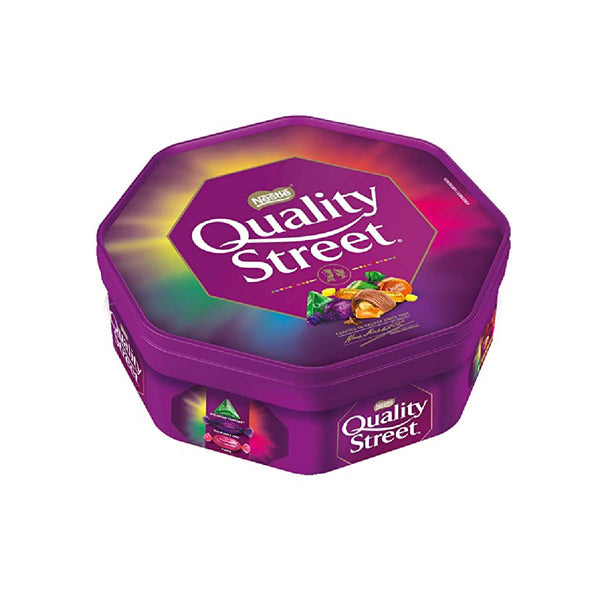 Nestle Quality Street Assorted Milk and Dark Chocolate and Toffees Tub, 600g - Neocart General Trading LLC