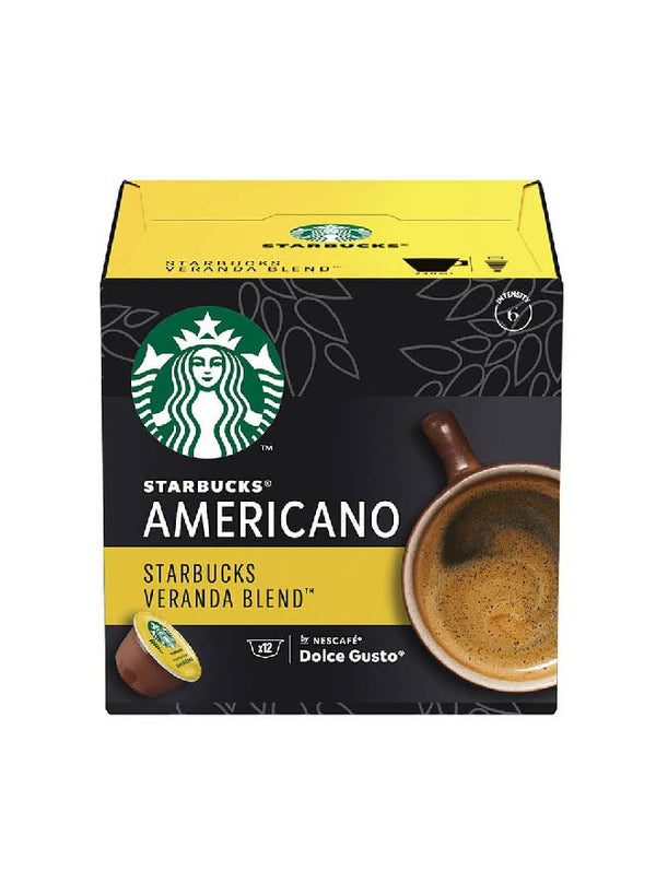 Starbucks Americano VERANDA Blend 12 Capsules - Neocart General Trading LLC
