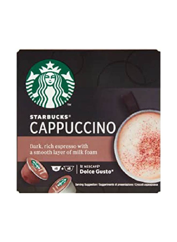 Starbucks Cappuccino By Nescafé Dolce Gusto (12 Capsules) - Neocart General Trading LLC