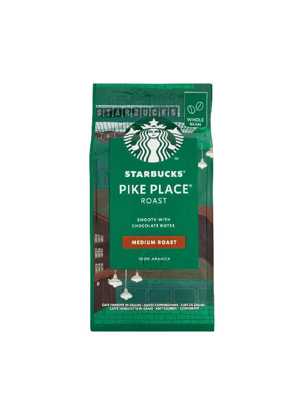 Starbucks Pike Place Medium Roast Smooth With Chocolate Notes Whole Bean Coffee, 200g - Neocart General Trading LLC
