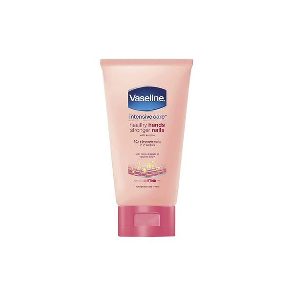 Vaseline Hand Cream, Healthy Hands and Stronger Nails Hand and Nail Cream (75 ml) - Neocart General Trading LLC