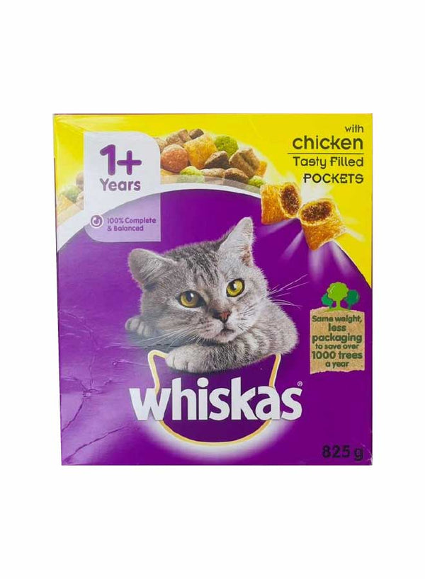 Whiskas Tasty Filled Pockets With Chicken 825g