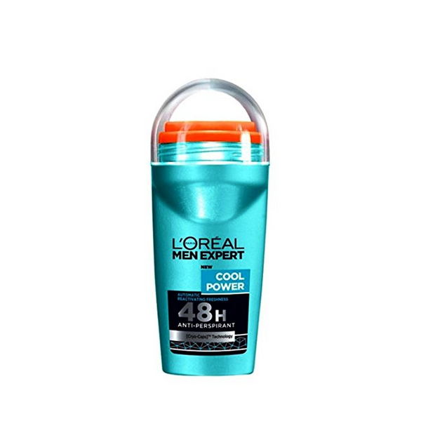 L 'Oreal Men Expert Deodorant Power Roll-On Cool Man, 50 ml - Neocart General Trading LLC