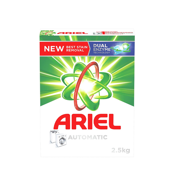 Ariel Automatic Powder Laundry Detergent, Original Scent, 2.5kg - Neocart General Trading LLC