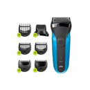 Braun Shaver ,Series 3 Shave And Style Rechargeable Wet And Dry Electric Shaver, Blueblack - Neocart General Trading LLC